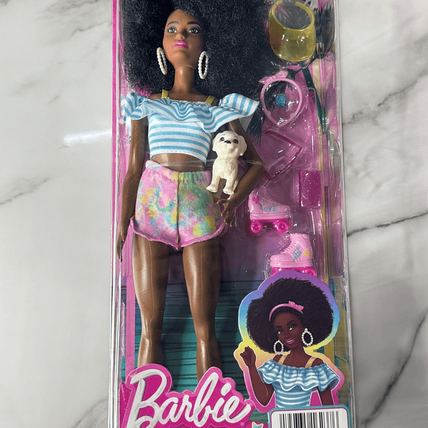 Barbie La Película Muñeca  Roller skates - deluxe patinadora  4
