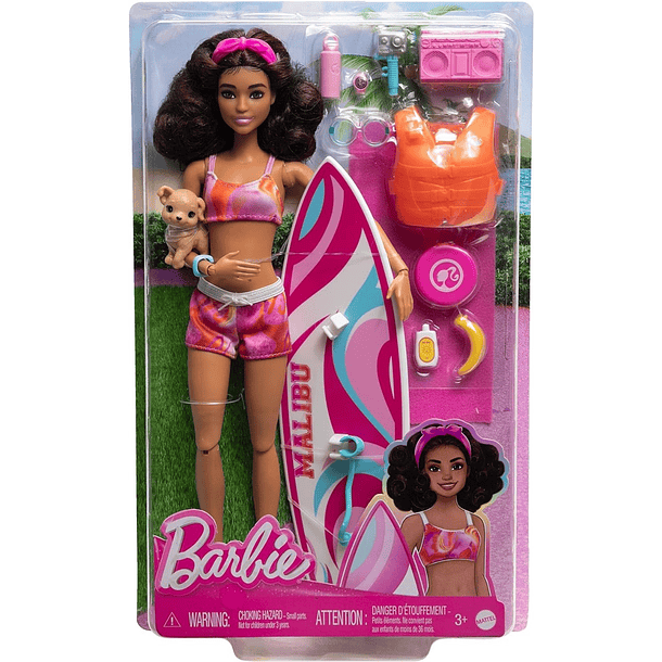 Barbie La Película Muñeca Día de Surf 4