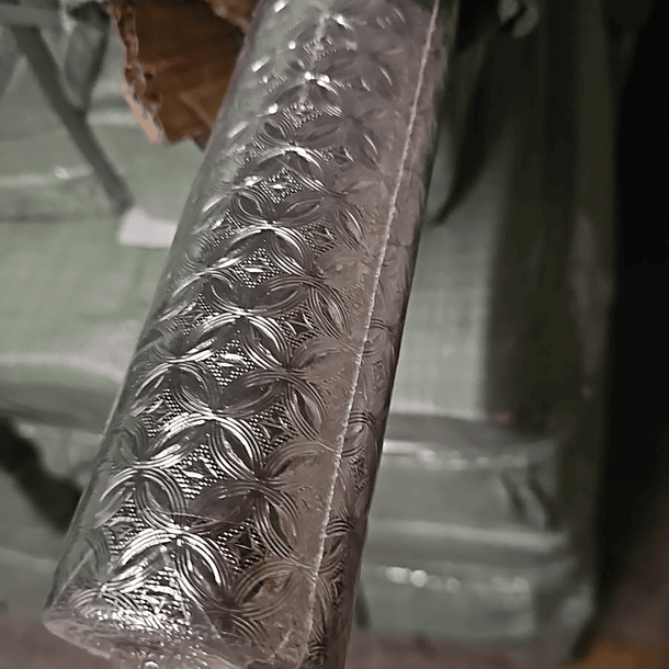 Papel Aluminio Plateado  2