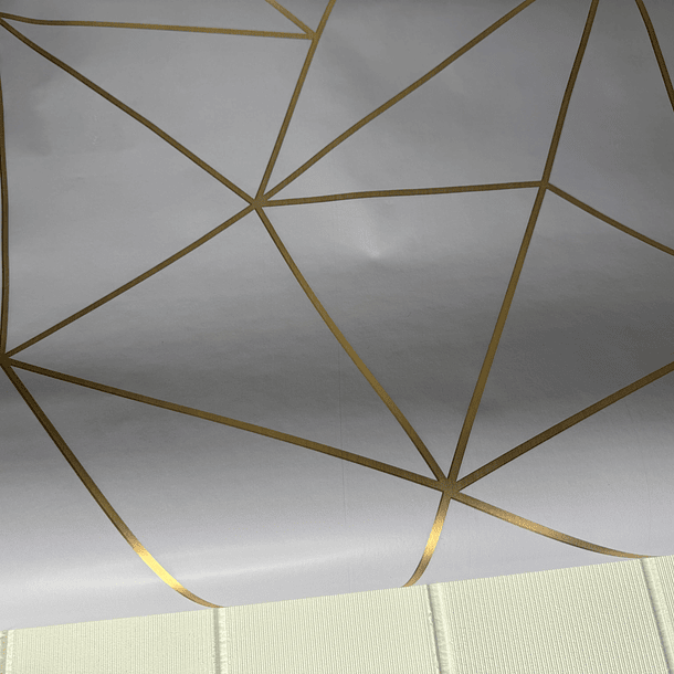 Papel Mural - Triángulos Gris claro 2