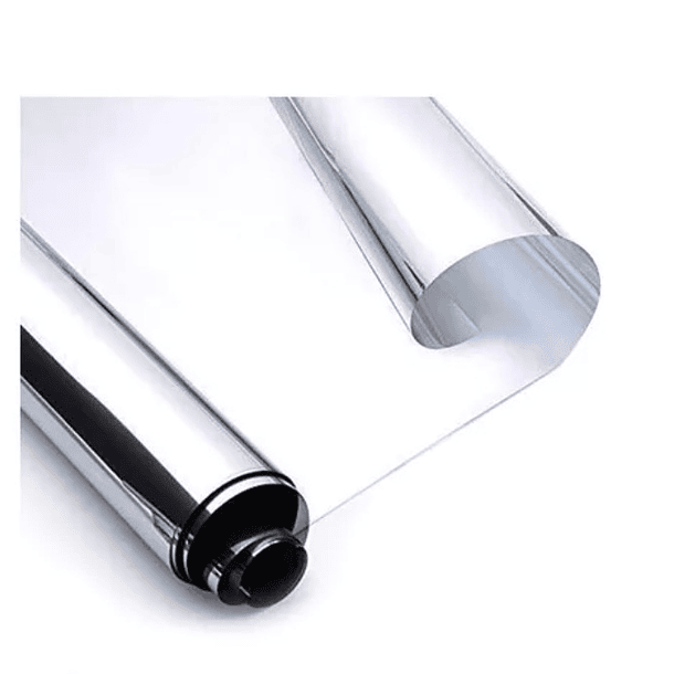 Papel Rollo Polarizado Efecto Espejo  adhesivo estático para Ventanas 60cm x 5mts 5
