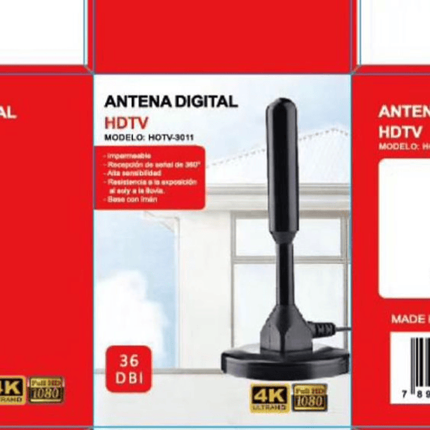 Antena Digital HDTV Modelo HOTV 3011: Potente Señal y Máxima Durabilidad  2