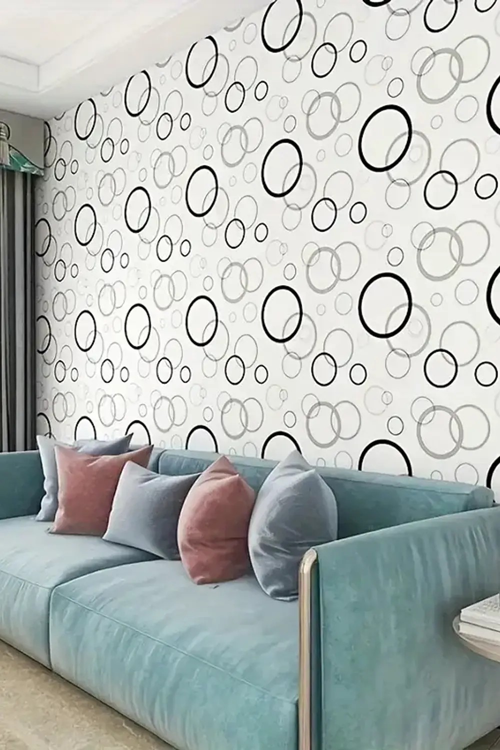 Papel Decomural diseño  Círculos