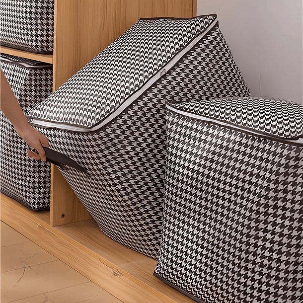 Bolsas  de almacenamiento Houndstooth 180 L Pack 3 unidades  3