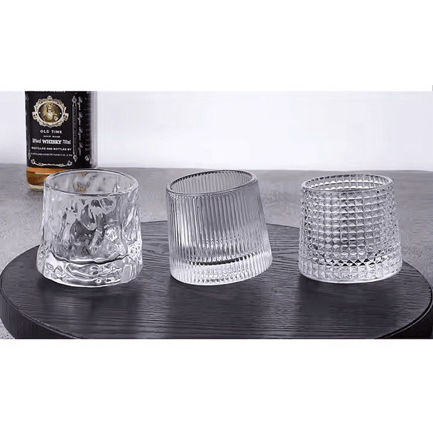 Dispensador de bebidas  -Set de Vasos de Cristal -Pack 4 unidades 2