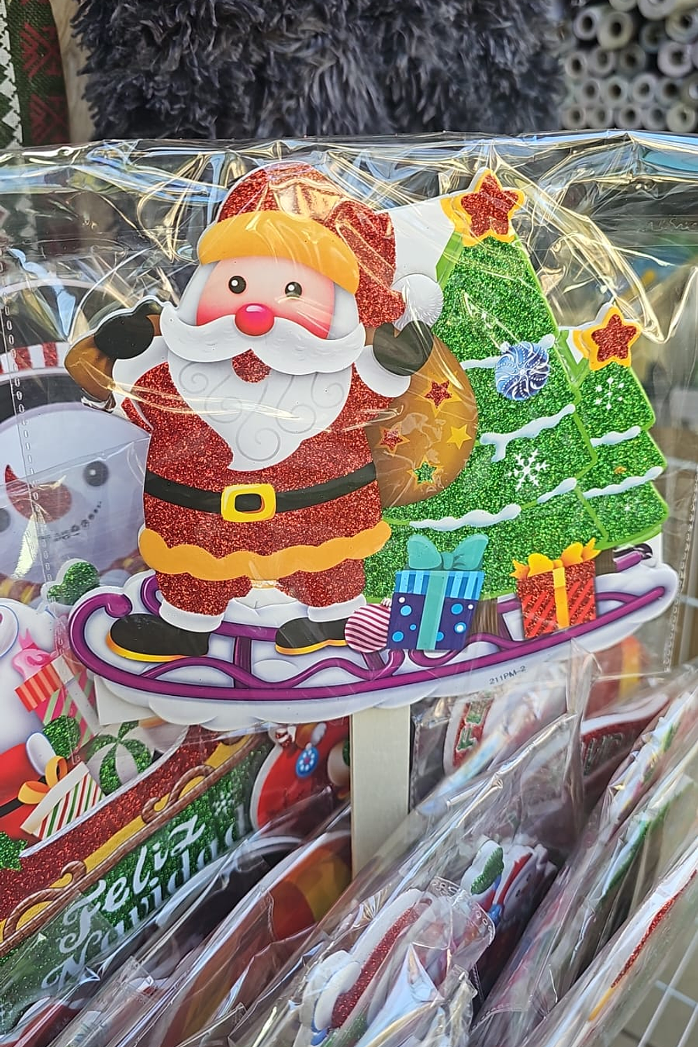 Estacas navideñas para Jardín- Pack 12 unidades 