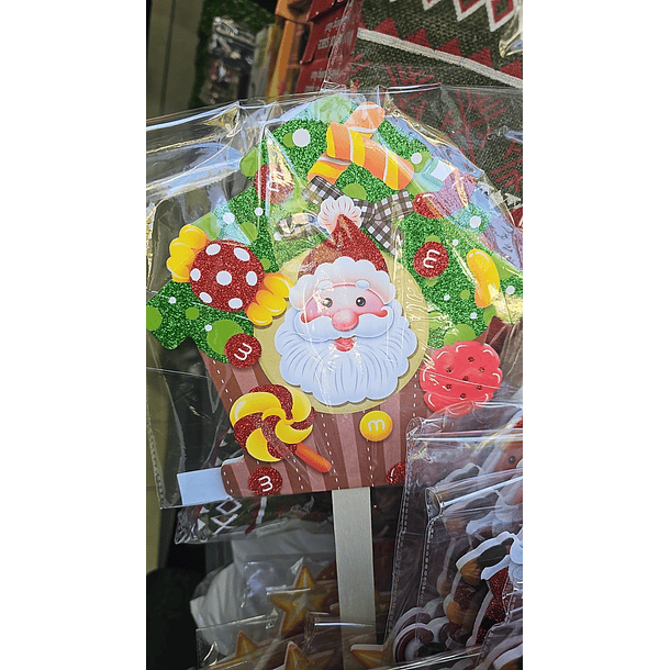 Estacas navideñas para Jardín- Pack 12 unidades  6