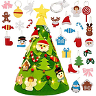 Árbol de Fieltro 3D para niños con luz led  4