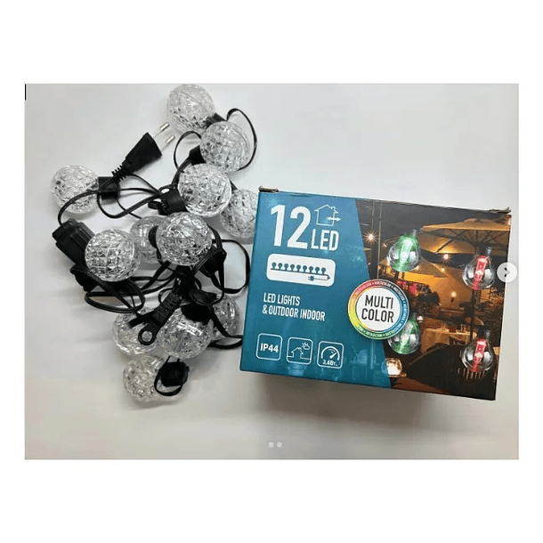 Guirnalda de 12 luces led cálidas 4
