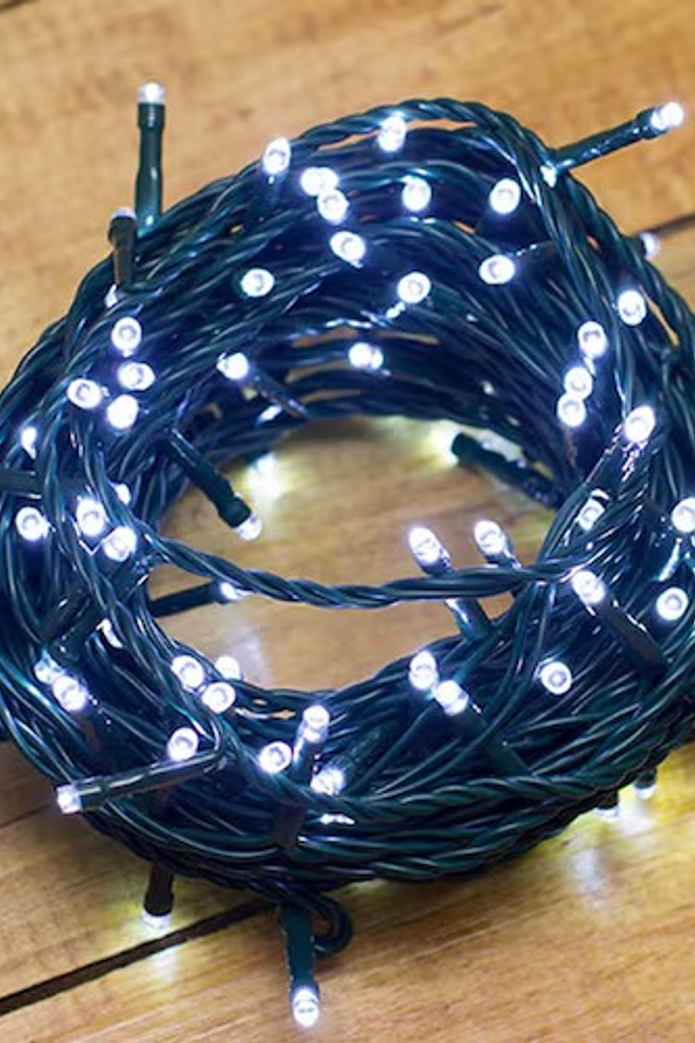 Luces LED Blancas 300 Focos - Decoración Navidad