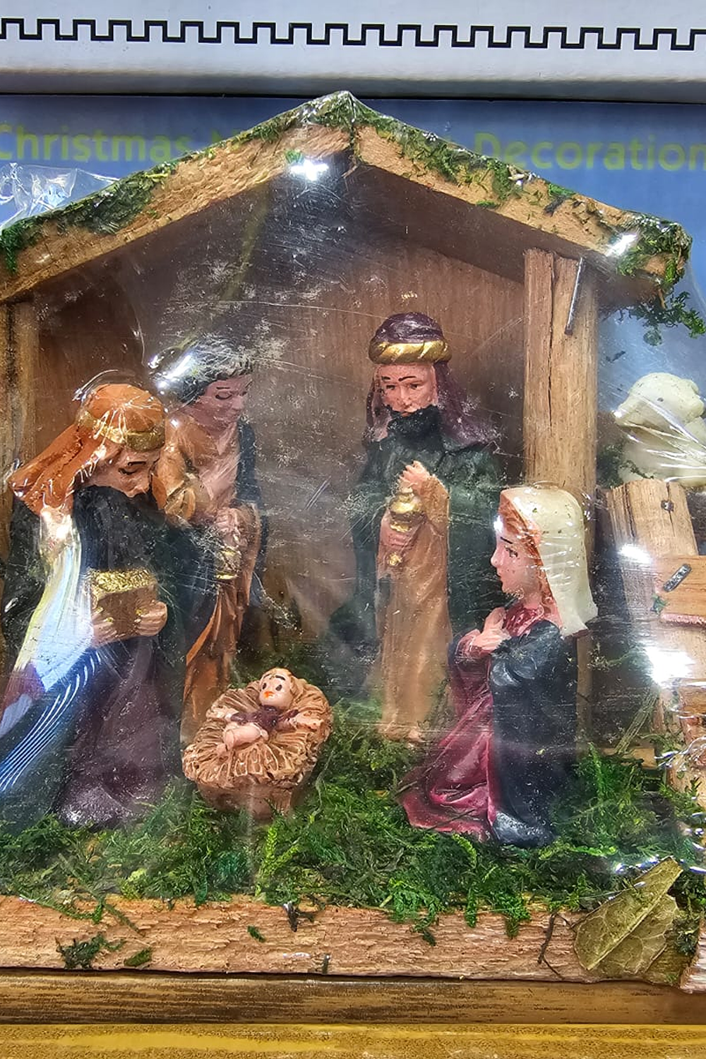 Pesebre Navideño- Nacimiento de navidad en madera 11 cm 