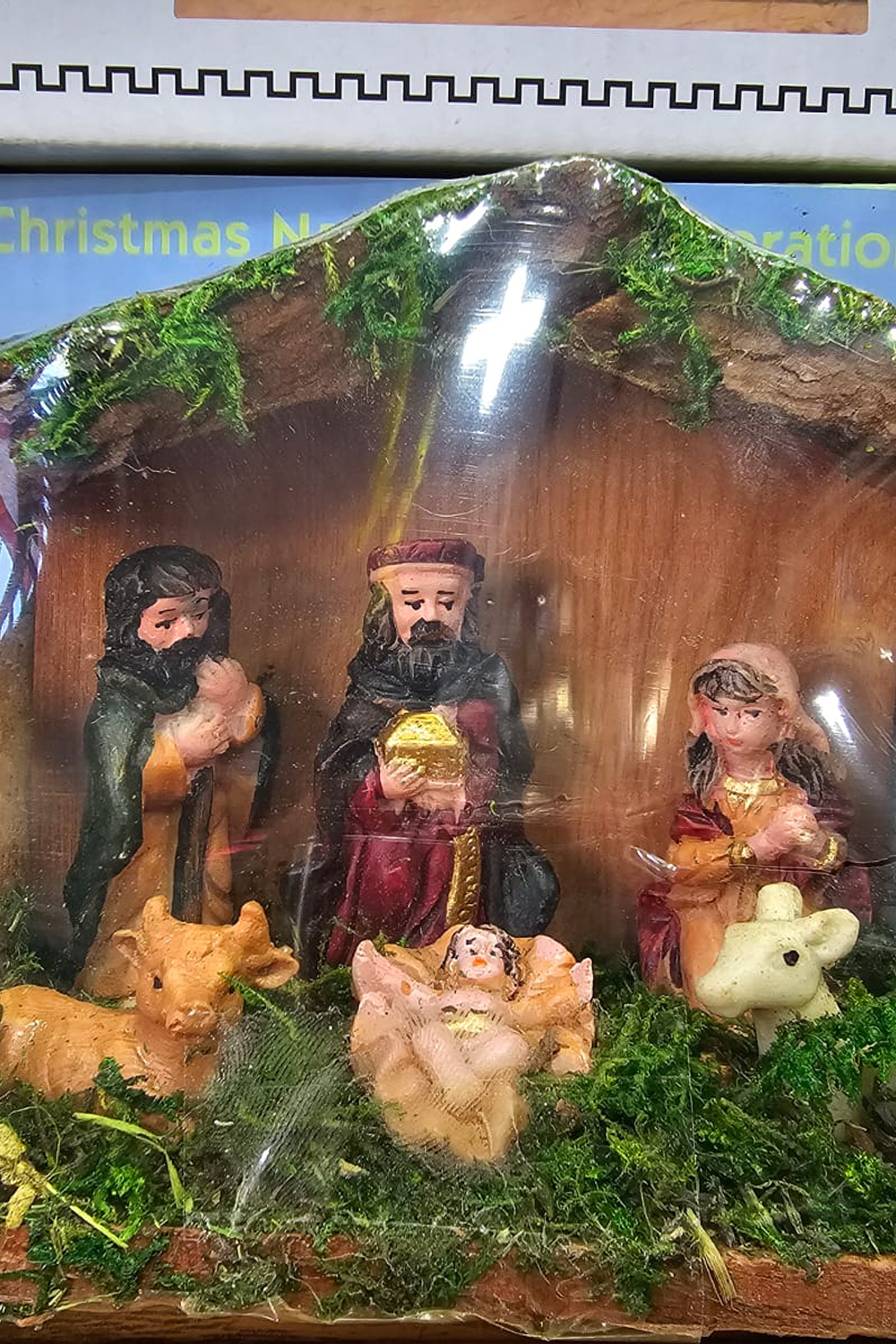 Pesebre Navideño- Nacimiento de navidad en madera 11 cm 