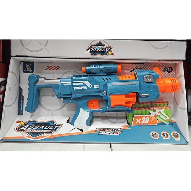 Pistola lanzador juguete