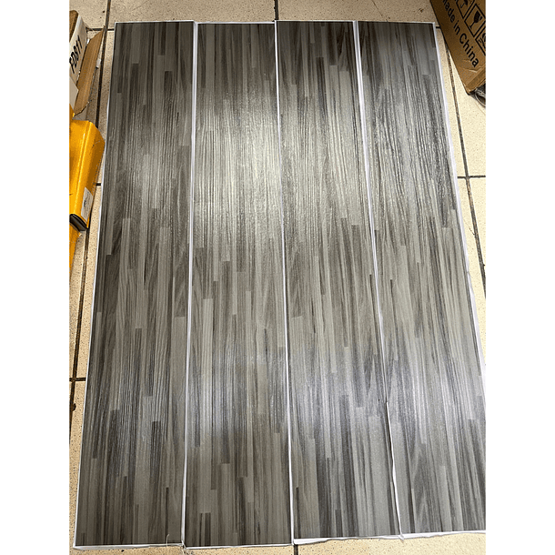 Piso Vinílico Premium Gris tabloncillo 821-1 3