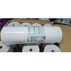 Papel autoadhesivo con textura de Lino color blanco  2