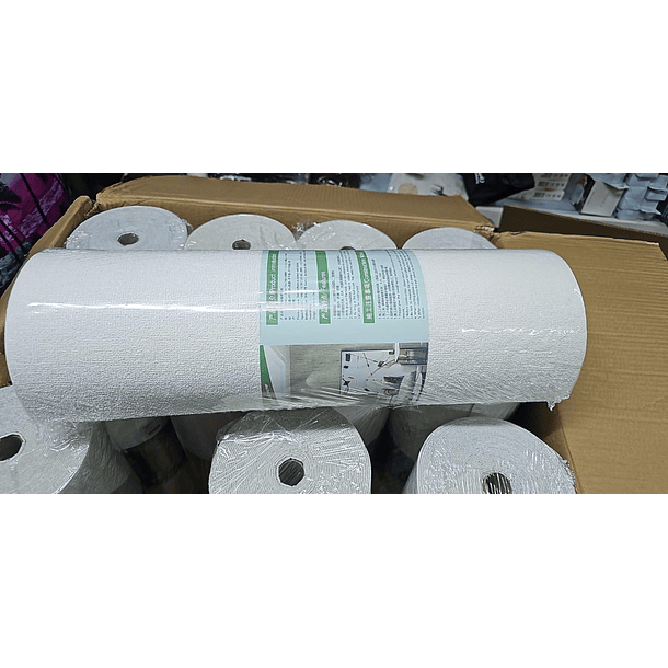 Papel autoadhesivo con textura de Lino color blanco  2