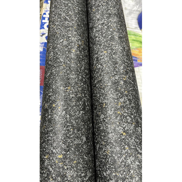 Papel Decomural  texturizado negro  3