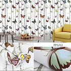 Papel Decomural Adhesivo Mariposas Lisa  2