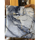  Papel Decomural con capa interna de Aluminio Mármol Negro 1