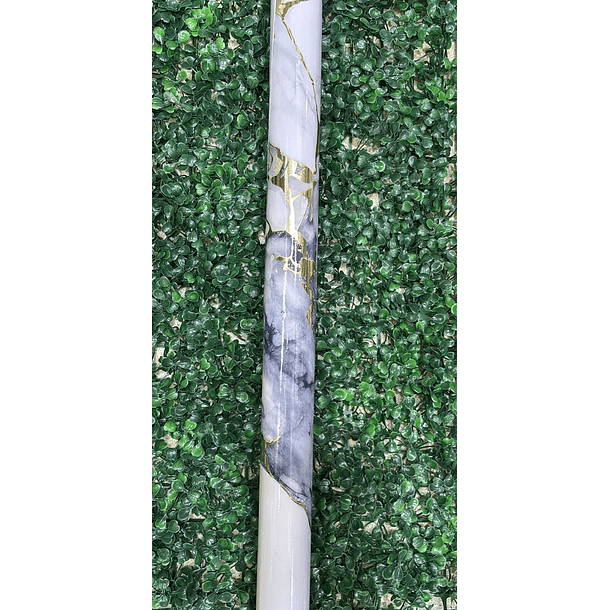  Papel Decomural con capa interna de Aluminio Mármol Negro 3