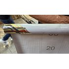  Papel Decomural con capa interna de Aluminio -Mármol dorado  6