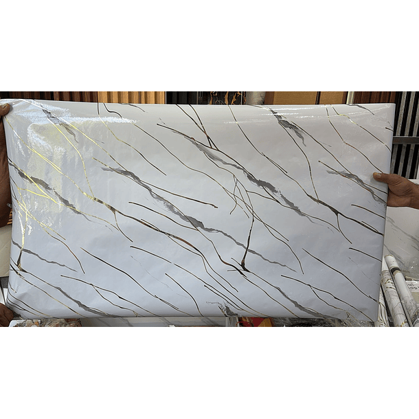  Papel Decomural con capa interna de Aluminio -Líneas 1