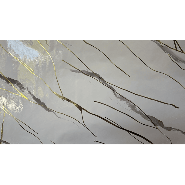  Papel Decomural con capa interna de Aluminio -Líneas 3