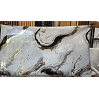  Papel Decomural con capa interna de Aluminio - Mármol Combinado 1