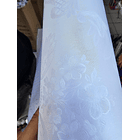 Papel Decomural Texturizado Mosaico Blanco 4