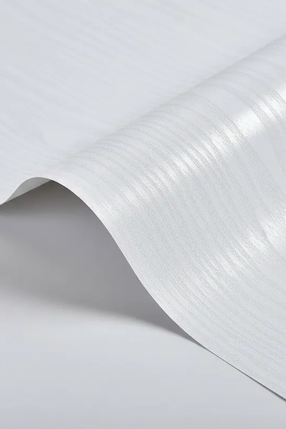 Papel Mural Pvc Texturizado Blanco Forma De Madera 10 X 60