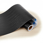 Papel  Decomural Texturizado Estilo Madera negro 11