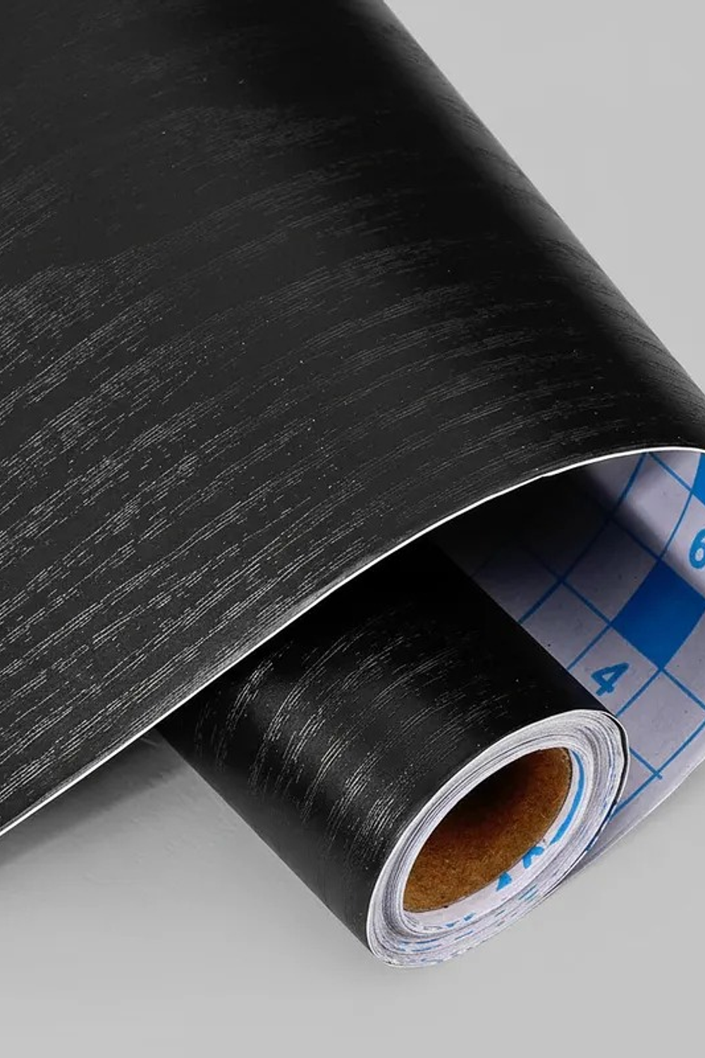 Papel  Decomural Texturizado Estilo Madera negro