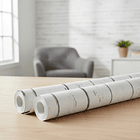 Papel Mural Pvc Texturizado Blanco Forma madera vintage rayas negras  2