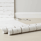 Papel Mural Pvc Texturizado Blanco Forma madera vintage rayas negras  7