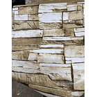 PACK 3 UNIDADES Papel Mural Piedras Ladrillo café  2
