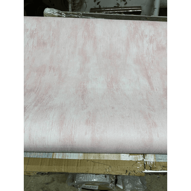 Papel decomural texturizado cemento rosa 5