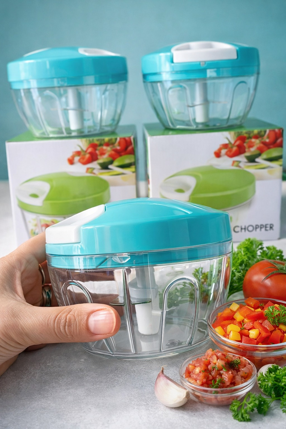 Procesador de alimentos Manual Con cuerda