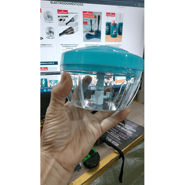 Procesador de alimentos Manual Con cuerda 2