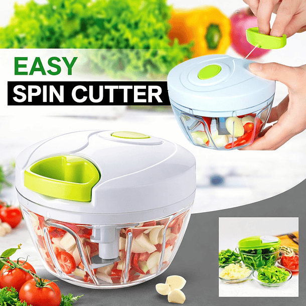 Procesador de alimentos Manual Con cuerda 4