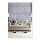 Pack 10 unidades - Revestimiento Pared Lamina 3d Pegatina Rombo Gris 5