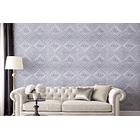  Pack 10 unidades - Revestimiento Pared Lamina 3d Pegatina Rombo Gris 1