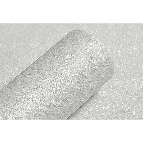 Papel Decomural  Premium Texturizado Autoadhesivo Destello  Blanco  3