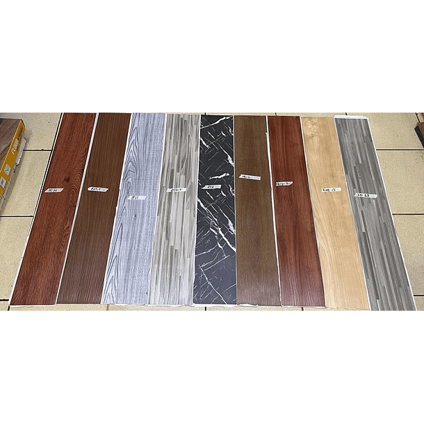 Piso Vinílico Premium Gris FD811 2