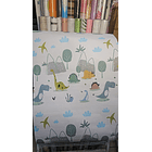 Papel Decomural  Niños dinosaurios Texturizado Premium 4