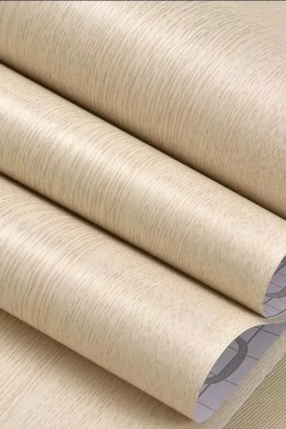 Papel Decomural Texturizado  madera  Beige 