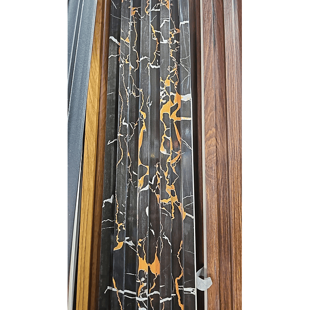 Wall Panel (panel de pared) Revestimiento Muros y Cielos Marmol negro  4