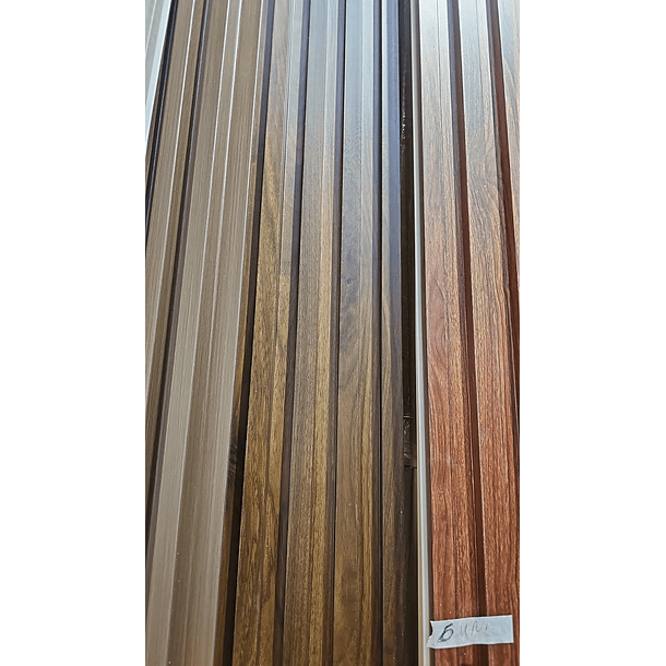 Wall Panel (panel de pared) Revestimiento Muros y Cielos  Madera Castaño 