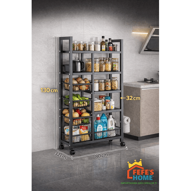 Rack organizador metálico Organizador 