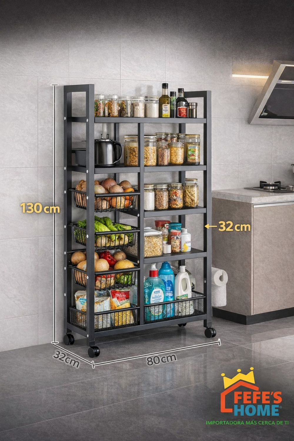 Rack organizador metálico Organizador 