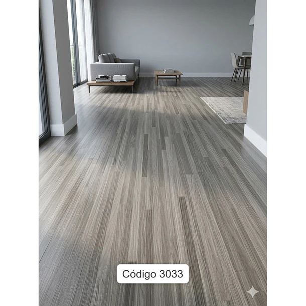Piso Vinílico Premium Tono Greige 3033 6